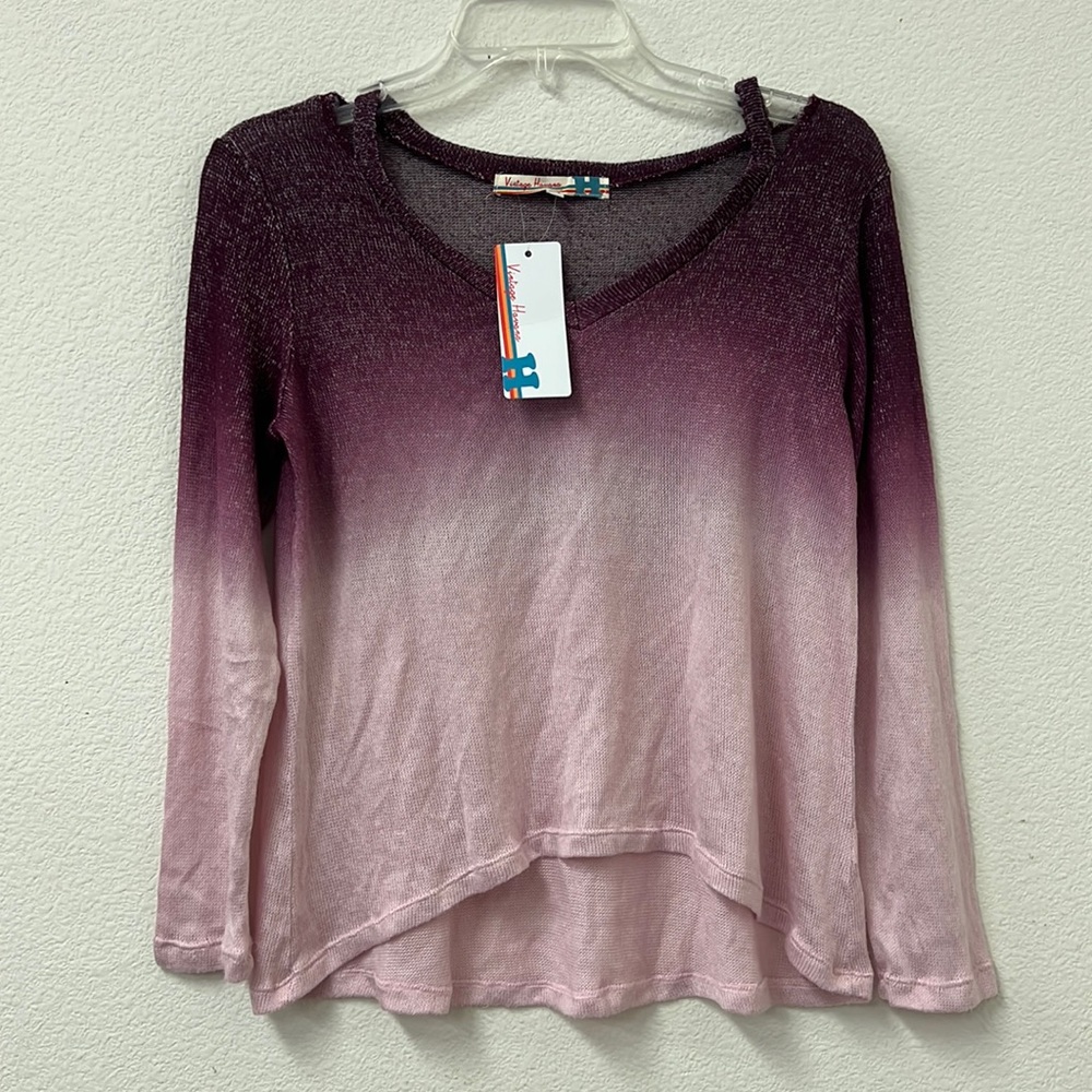 Vintage Havana Tie Dye Top XL- slightly cropped length
